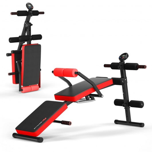 Details about / Multi-Function Weight Bench Press Adjustable Fitness Exercise Situp Home Gym